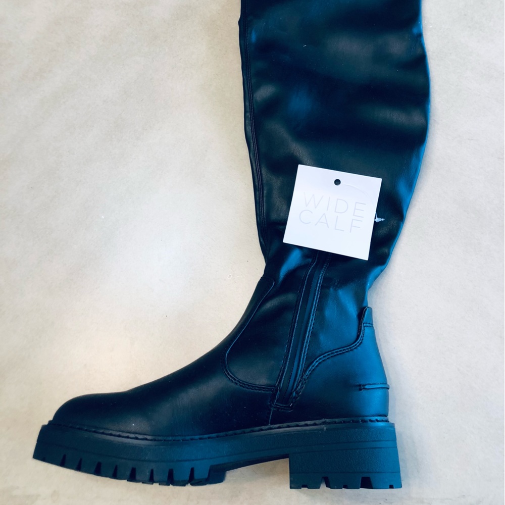 Franco Sarto Fera Faux Leather Over the Knee Boot Size 9M $170 - Picture 10 of 14